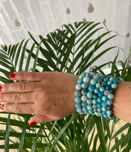 Charger l'image dans la galerie, Hémimorphite bleue - Bracelet -10 mm