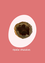 Charger l'image dans la galerie, Opale chocolat - Pièce unique brute Opale chocolat- Qualité Extra - Taille (3,5 sur 3,5- profondeur 2 cm)