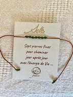 Bracelet Sette- bracelet en Diopside chrome - vertus d’une diopside chrome en lithothérapie