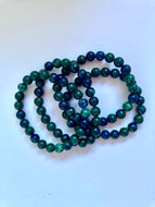 Bracelet en azurite malachite