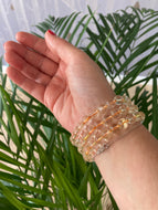 Bracelet pierre confiance en soi-  Bracelet en citrine - Vertus de la citrine