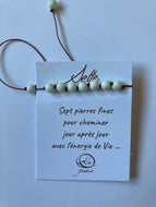 Bracelet Sette- bracelet en Magnésite citron -vertus de la magnésite citron en lithothérapie