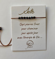 Bracelet Sette- Spinelle noire